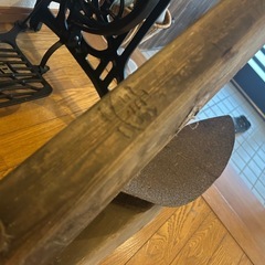 レトロ! 農機具 当時もの イ式深耕犁 耕具 鍬 犁 古民具 骨董 強粘土三日月號 牛馬鋤 　の画像