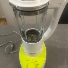 【Panasonic】ファイバーミキサー  ガラス容器 スムージーバー付きの画像