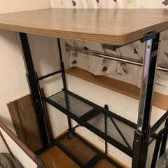 状態良好　美品　昇降機能付きテーブル　PCデスク 勉強机にの画像