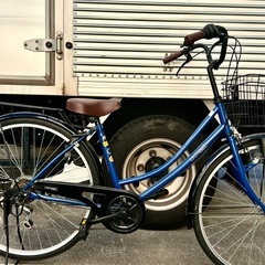 美品 CASTANET 3段変速 じて自転車の画像