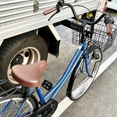 美品 CASTANET 3段変速 じて自転車の画像