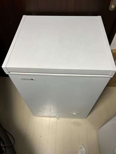 格安！上開き冷凍庫 バスケット付き　94L