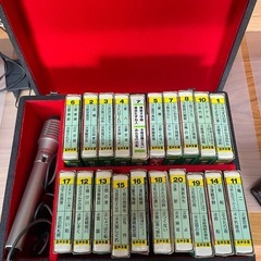 カラオケ　マイク テープセットの画像