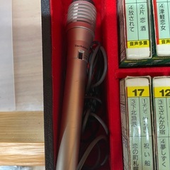 カラオケ　マイク テープセットの画像