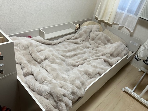 引取り可能な方】ニトリ シングルベッド (うみたママ) 鶴間のベッド