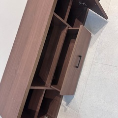 ラルゴ ワイドローボード ブラウン 95507 【 AVボード TVボード リビング家具 おしゃれ テレビ台 木製 収納家具 インテリア雑貨 】の画像