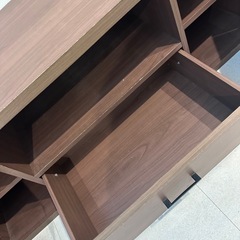 ラルゴ ワイドローボード ブラウン 95507 【 AVボード TVボード リビング家具 おしゃれ テレビ台 木製 収納家具 インテリア雑貨 】の画像