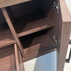 ラルゴ ワイドローボード ブラウン 95507 【 AVボード TVボード リビング家具 おしゃれ テレビ台 木製 収納家具 インテリア雑貨 】の画像