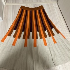 ニットロングスカートの画像