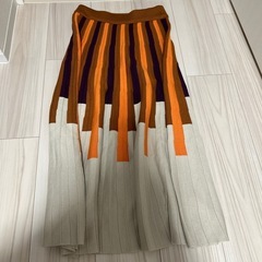 ニットロングスカートの画像