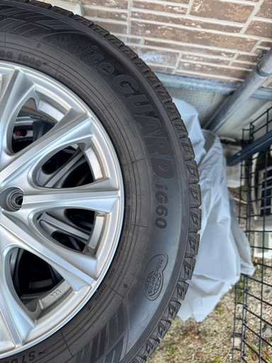 YOKOHAMA ice GUARD iG60 185/70R14 スタッドレスタイヤ ホイル付 