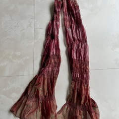 差し上げます　おしゃれスカーフ　玉虫色の画像