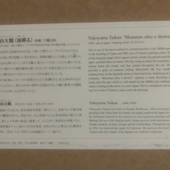 60×75 横山大観 Yokoyama Taikan 「山海二十題之内 雨霽る」の画像