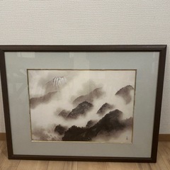 60×75 横山大観 Yokoyama Taikan 「山海二十題之内 雨霽る」の画像