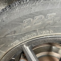 25年2月購入8万円　エクストレイル　タイヤホイール4本セット　スタッドレスの画像