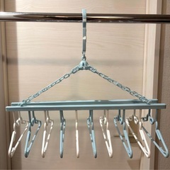 【美品】西松屋 イオン ベビーキッズ　10連ハンガー 2個セットの画像