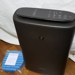SHARP シャープ 空気清浄加湿機 KI-RS50-H プラズマクラスター 2023年製 新品内部フィルター付属 動作確認済みの画像