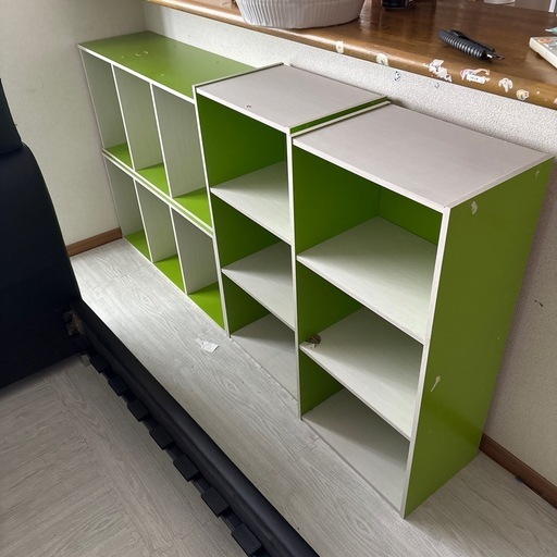 カラーボックス4点セット (かっちゃん) 竹ノ塚の収納家具《棚