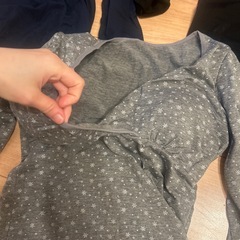 授乳しやすいヒートテック パット入りの画像