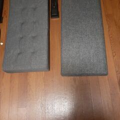 9565 　収納機能付きソファー２点セット！配達無料！の画像