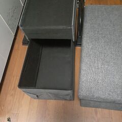 9565 　収納機能付きソファー２点セット！配達無料！の画像