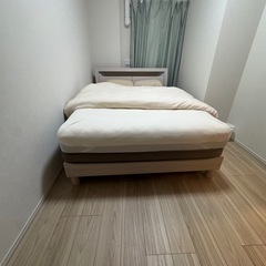 ニトリダブルベッドセットの画像