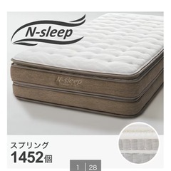 ニトリダブルベッドセットの画像