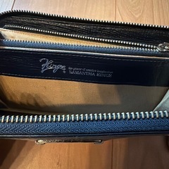 サマンサキングズ メンズ長財布 ネイビーの画像