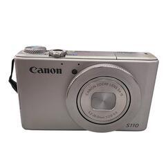 118011 動作未確認 canon キャノン デジタルカメラ シルバーグレー PowerShot S110 [0000000005083]の画像