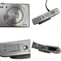 118011 動作未確認 canon キャノン デジタルカメラ シルバーグレー PowerShot S110 [0000000005083]の画像