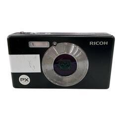 118011 動作確認済み RICOH リコー デジタルカメラ PX ブラック 防水・防塵 [0000000004994]の画像