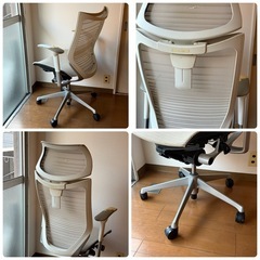 【交渉中
】okamura (オカムラ)バロンチェア　肘付ハイバックチェアの画像