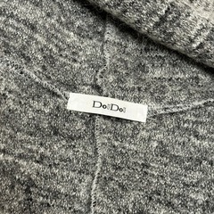 DouDou ドゥドゥ フード付き グレー系 コート アウター 長袖の画像