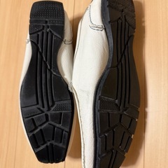 『REGAL』 リーガル （25.0） ドライビングシューズ ホワイト レザーの画像