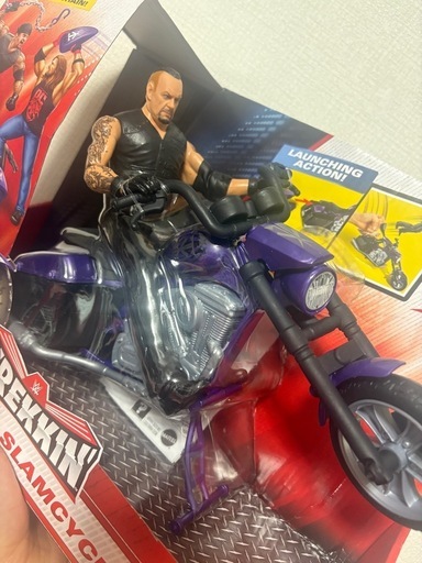 WWE アンダーテイカーフィギュア（バイク付） (カイリ) 中頭のおもちゃ
