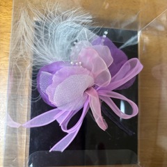 決まりました　　　コサージュの画像