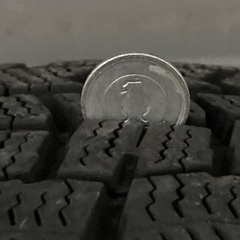 No.185スタッドレスタイヤ155/65/R14 4H PCD100 アルミホイール付4本セットの画像