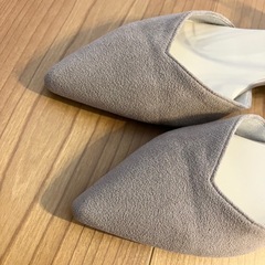 ルタロン　アンクル　フラット　パンプス　25cmの画像