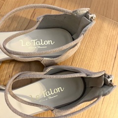 ルタロン　アンクル　フラット　パンプス　25cmの画像