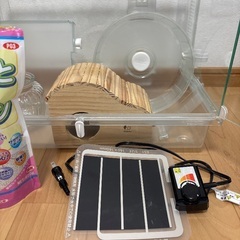 ハムスター飼育セット　フルセット　冬用ヒーター　砂　遊び迷路の画像