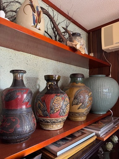 アンティーク壺 (平良慎英) 浦添前田のインテリア雑貨/小物《置物