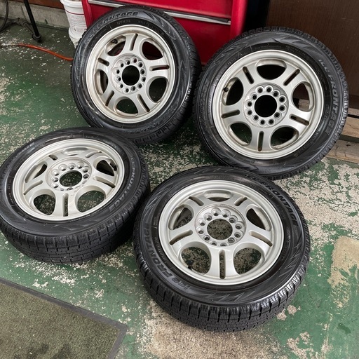 軽自動車　軽トラなどに‼️１５５／６５Ｒ１３　４本セット　スタッドレス　PCD 100 PCD114.3 PCD 110
