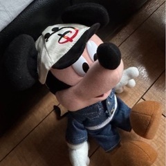 デニムミッキー　ぬいぐるみ　ディズニーの画像