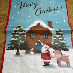 クリスマス ラッピングバッグ 特大サイズの画像