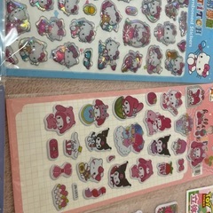 シール　12セット　ボンボンドロップシール　サンリオ　ぷくぷくシールの画像