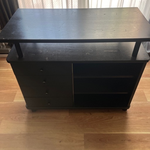 カウンターボード（ブラック） (ニック) 北34条の収納家具