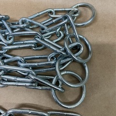 ［6セット］金物屋の犬用リードチェーン 散歩用 まとめて 大量 まとめ売り チェーンリード ペット用品 鎖 握り易いの画像