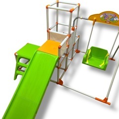 野中製作所 おりたたみロングスロープキッズパークSP 室内ジャングルジムの画像