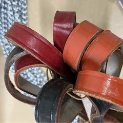 ［12本セット］金物屋の犬用リードチェーン 1m 1メートル 散歩用 まとめて 大量 まとめ売り チェーンリード ペット用品 鎖 握り易い 各色の画像