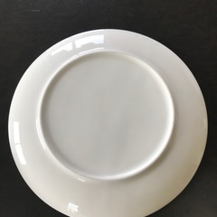 白い（直径19cm）平皿　2枚の画像